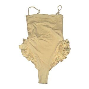 NWOT Belle The Label Margot Banana Yellow One Piece Swimsuit Women's X-Small XS